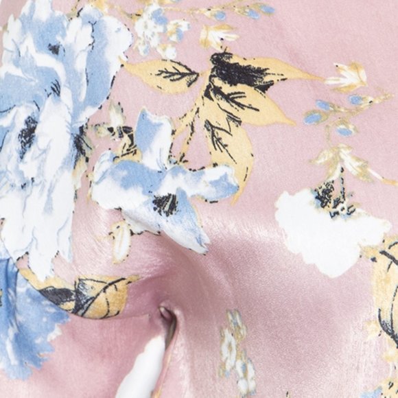 Brand New Lovely Stylish Lightweight Printed Puff Sleeves Blouse -1XL - Picture 3 of 3